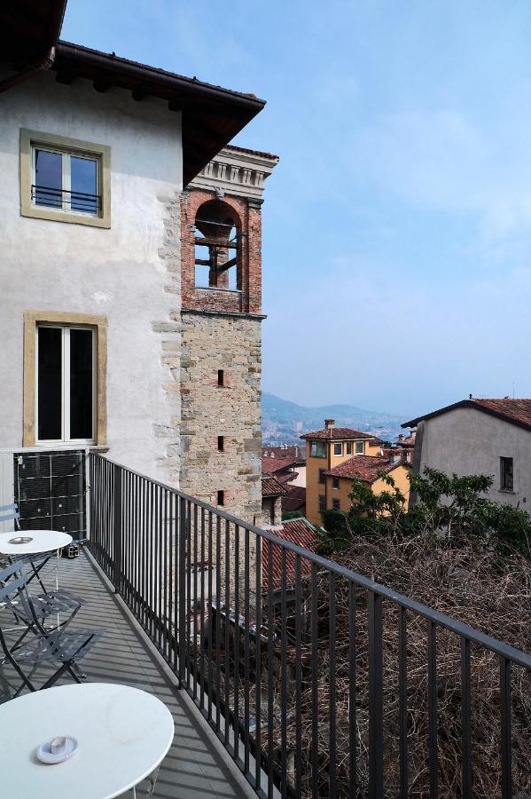 "Camera Con Vista" Bergamo Alta Exteriör bild